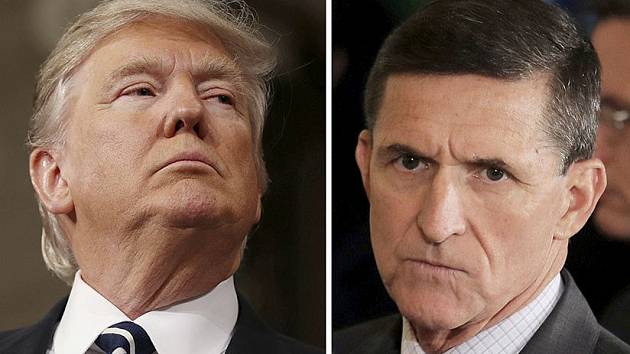 Donald Trump a Michael Flynn