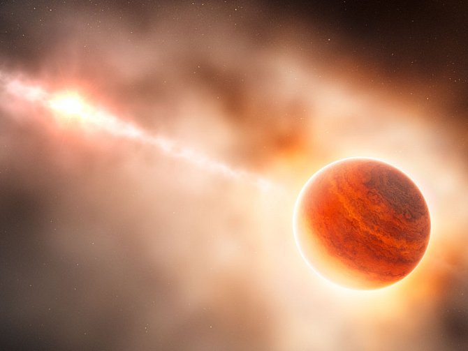 V oblačné změti prachu a plynů se prý nedaleko naší sluneční soustavy rodí nová planeta. 
