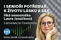 I senioři potřebují k životu lásku a sex, říká v podcastu sexuoložka Laura Janáčková.