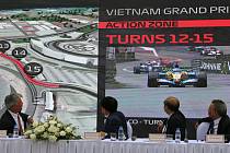 Seriál formule 1 rozšíří od roku 2020 Velká cena Vietnamu. Na snímku je částečně městský okruh v Hanoji