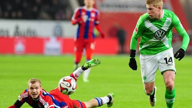 Wolfsburg - Bayern: Kevin De Bruyne a Sebastien Rode