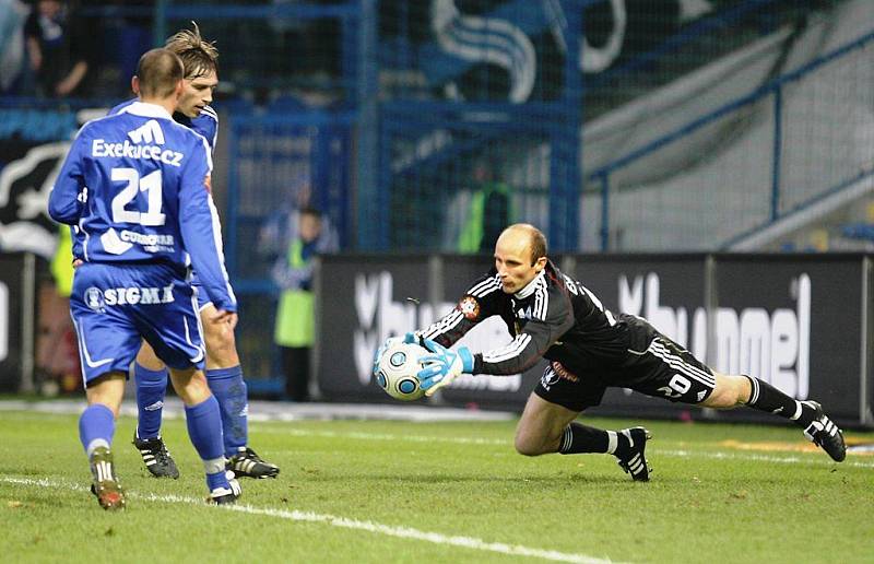 Duel v Liberci skončil nečekaným debaklem domácích. Olomouc vyhrála 4:0.