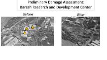Výzkumné centrum Barzah nedaleko Damašku zasáhlo 76 raket.
