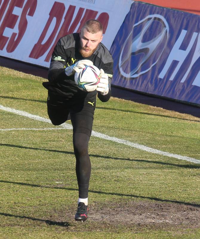 Trénink českých fotbalistů před baráží o MS se Švédskem.