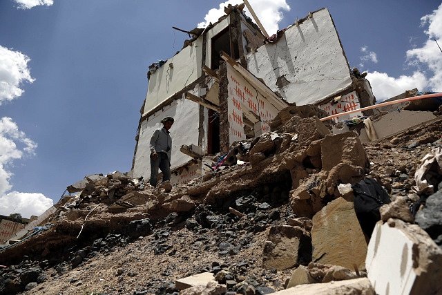 Válkou zničený Jemen