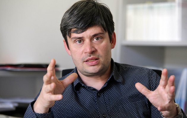 Politolog Tomáš Lebeda.