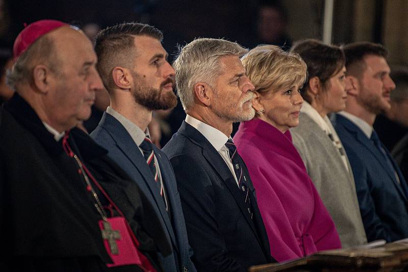 Koncert České filharmonie a Pražského filharmonického sboru k inauguraci prezidenta Petra Pavla, 9. března 2023, kaple sv. Václava, katedrála sv. Víta, Praha