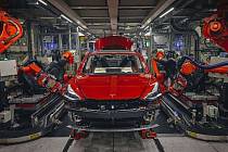 Výroba vozů Tesla