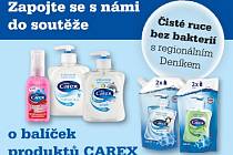 Zapojte se s námi do soutěže o balíček produktů CAREX. 
