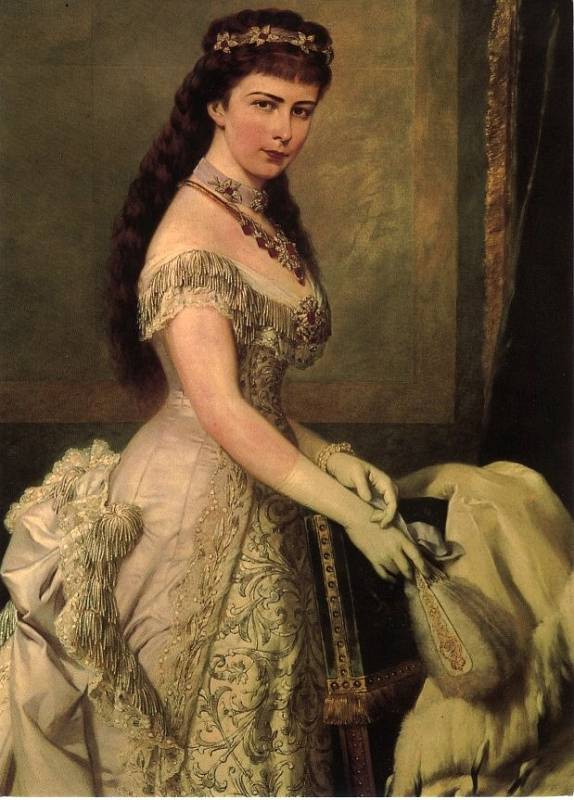 Portrét Alžběty Bavorské zvané Sissi