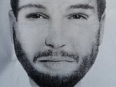 Portrét muže, který se pravděpodobně nacházel v okolí místa vraždy Jána Kuciaka