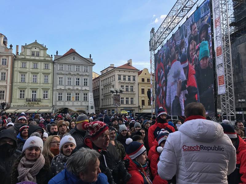 Staroměstské náměstí čeká na české olympioniky