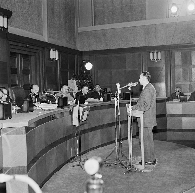 Před soudem. Výslech Záviše Kalandry proběhl počátkem června 1950.