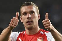 Lukas Podolski vystřelil Arsenalu vítězství nad Anderlechtem.