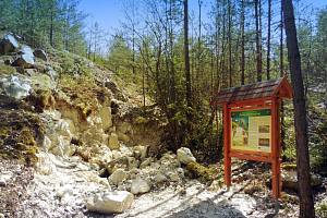 Naučná stezka Světecký vrch u Tachova je zaměřena na místní geologii a návštěvníkům nabízí „výlet do historie Země“
