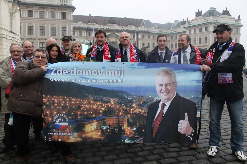 Inaugurace Miloše Zemana. Pražský hrad 8. března 2013