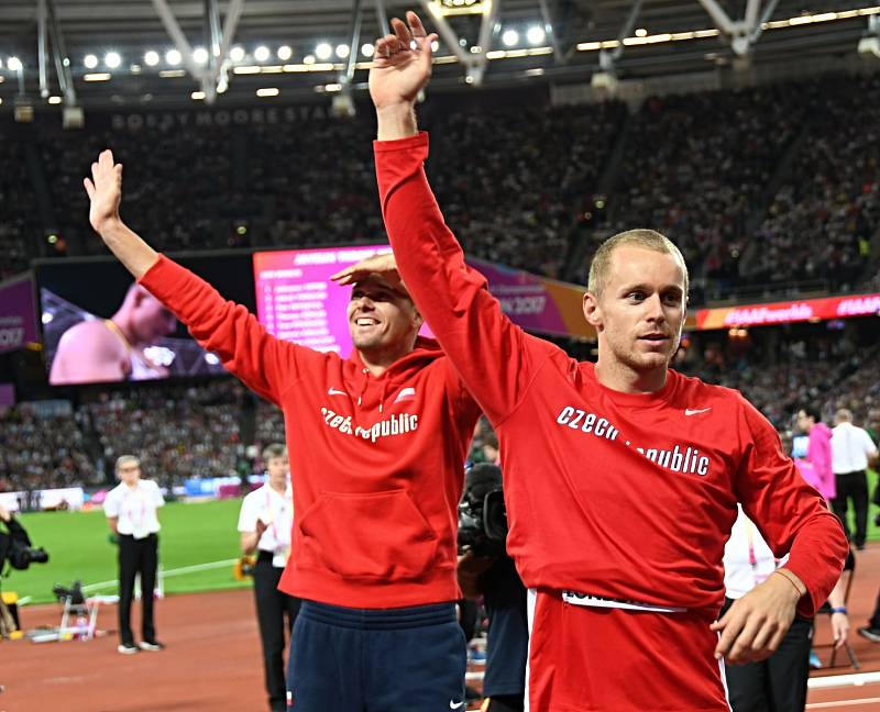 Jakub Vadlejch a Petr Frydrych na MS v Londýně