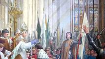 Francouzský král Karel VII. je díky Janě z Arku slavnostně korunován v Remeši