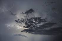 Bouře, bouřka, blesky - ilustrační foto