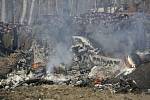 Sestřelené letadlo v indické části Kašmíru