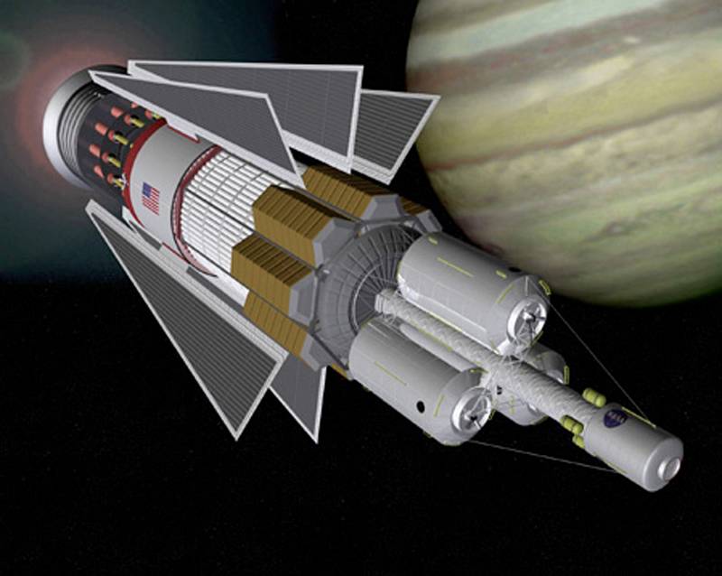 Koncept vesmírné lodě s pulzním motorem, který by mohl umožnit mezihvězdné lety.