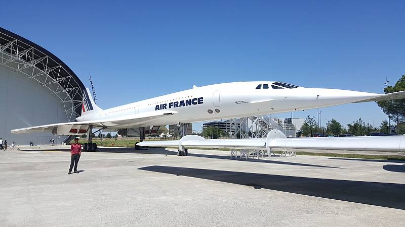 Concorde Air France registrace F-BVFC je vystavený v Toulouse, kde byl také vyrobený