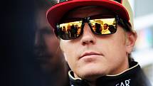 Finský pilot F1 Kimi Raikkönen.