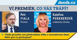 Ví premiér, co vás trápí? Deník.cz nabízí živé debaty s Petrem Fialou