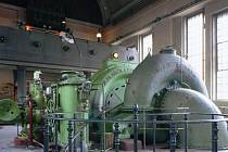 Interiér elektrárny Spálov