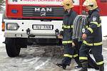 Úterní akce v Janově nad Nisou byla součinnostním cvičením hasičů.