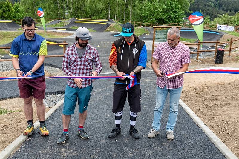 Pumptrack v Tanvaldě.