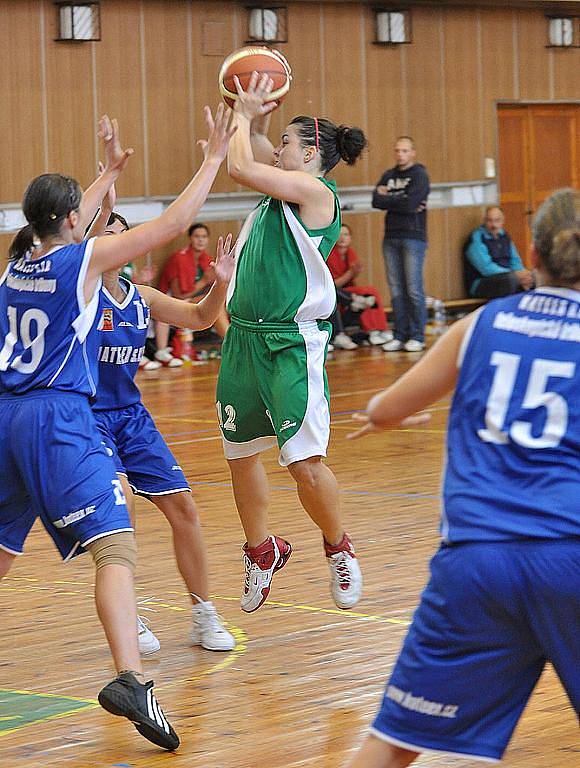 Basketbalistky Bižuterie podlehly Plzni 62:69. 