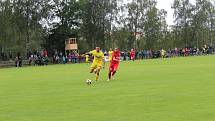 První a zároveň premiérový zápas domácích v divizi. FK Jiskra Mšeno - FK Čechie Výkáň 3:1 (1:0). V červených dresech FK Mšeno. Na zápas se přišlo podívat 150 diváků.