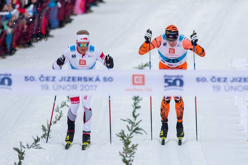 Padesátý ročník lyžařského běžeckého závodu Jizerská 50