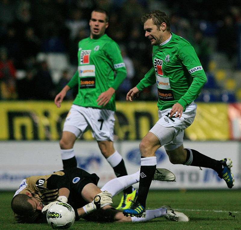 Derby mezi Slovanem Liberec a Baumitem Jablonec skončilo na stadionu U Nisy remízou 2:2.