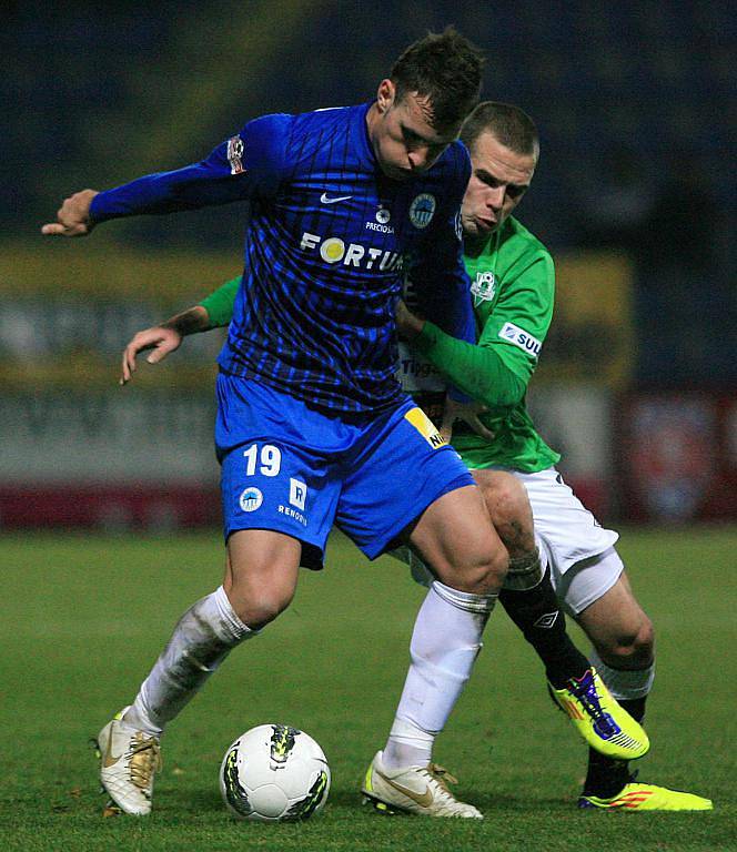 Derby mezi Slovanem Liberec a Baumitem Jablonec skončilo na stadionu U Nisy remízou 2:2.