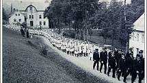 Historické fotografie obce Zlatá Olešnice. FOTO: archiv obce Zlatá Olešnice