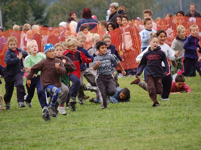 1. závod O pohár běžce Tanvaldu.