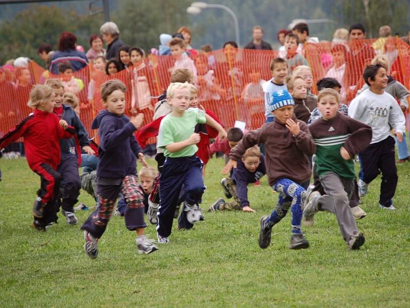 1. závod O pohár běžce Tanvaldu.