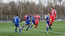 První jarní zápas divize C na domácí půdě: Jiskra Mšeno A - FK Kolín 2:2 (0:0) PK 4:5.