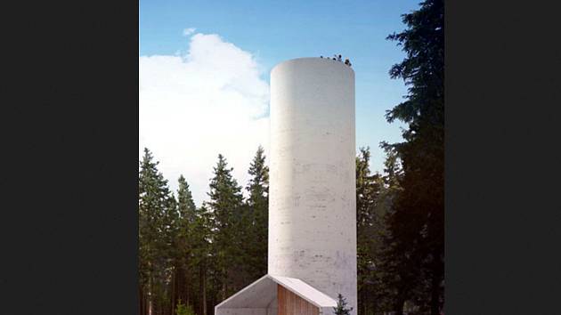Rozhledna, která má vzniknout na Čertově hoře bude mít tubusový minimalistický design.