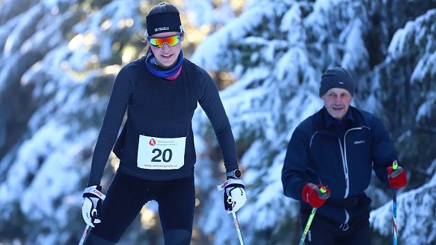 V Bedřichově se konal závod v běhu na lyžích pro příslušníky a zaměstnance HZS České republiky.