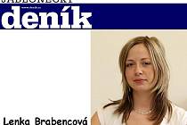 Redaktorka Jabloneckého deníku Lenka Brabencová