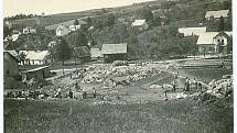 Historické fotografie obce Zlatá Olešnice. FOTO: archiv obce Zlatá Olešnice