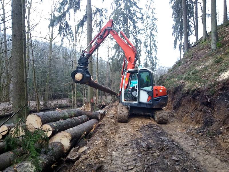 Výstavba další etapy cyklostezky Greenway Jizera mezi Železným Brodem a Líšným.