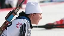 EYOWF 2011. Biatlon - dívky individuálně 10 kilometrů se jel v úterý v jabloneckých Břízkách. Vítězka závodu Laura Dahlmeier (GER).