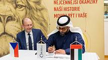V pondělí přivítala Česká mincovna v Jablonci nad Nisou výkonného prezidenta a CEO dubajského komoditního centra DMCC – Ahmeda Sultana bin Sulayema.