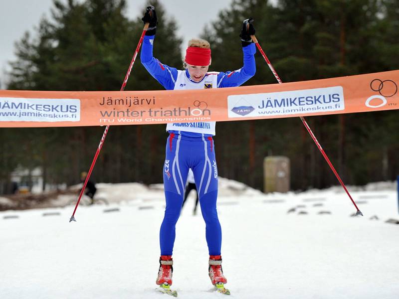 Helena Erbenová vyhrála ve Finsku MS v zimním triatlonu.