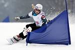 106 BRUGGER Tanja (AUT) – skončila druhá mezi dívkami. Obří slalom na snowboardu na evropské olympiádě mládeže EYOWF 2011 v Rejdicích. 