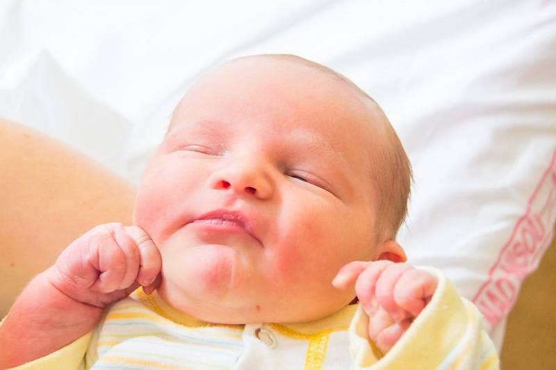 JIŘÍ VELE se narodil v pondělí 11. září mamince Markétě Marholdové z Liberce. Měřil 51 cm a vážil 3,66 kg.